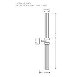 Kutek Mood Seti K-2 II 640 - kinkiet