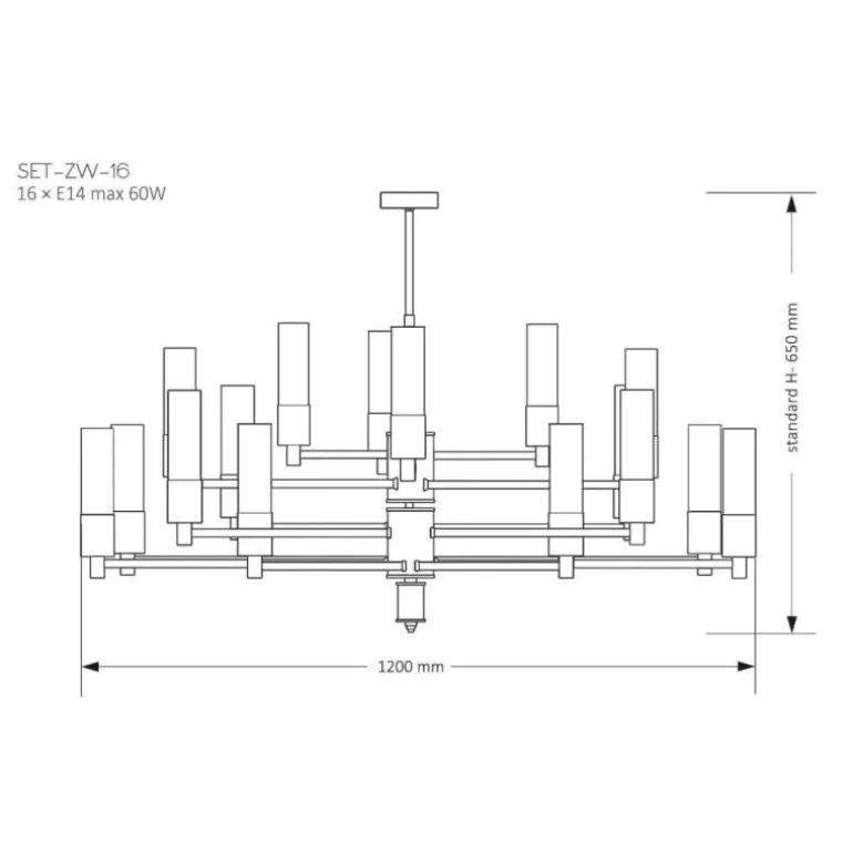 Kutek Mood Seti ZW 16 - lampa wisząca nowoczesna