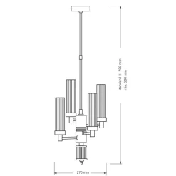 Kutek Mood Seti ZW-4 - lampa wisząca