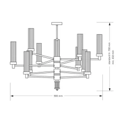 Kutek Mood Seti ZW-12 - lampa wisząca