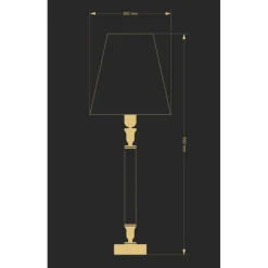 Kutek Napoli LB - lampa biurkowa