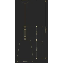 Kutek Napoli ZWD - lampa wisząca