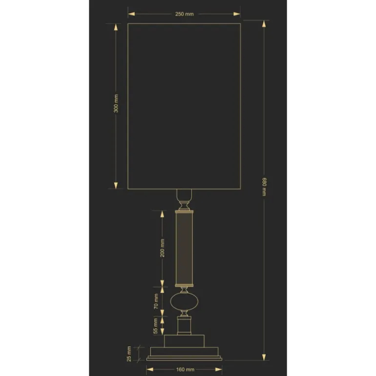 Kutek Ruta LG - lampa biurkowa