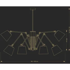 Kutek Tadea ZW - żyrandol