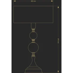 Kutek Zaffiro LB - lampa biurkowa