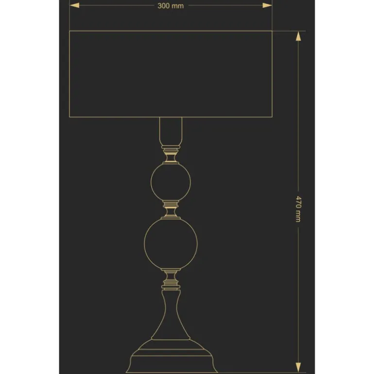 Kutek Zaffiro LB - lampa biurkowa