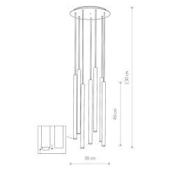 LASER 490 8921 - lampa wisząca