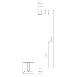 Laser 490 - lampa wisząca
