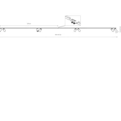 MONO 2x200 7696 - reflektor uniwersalny