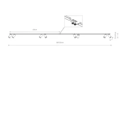 MONO 2x150 7754 - reflektor uniwersalny