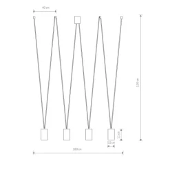 MORE EYE 7822 - lampa wisząca