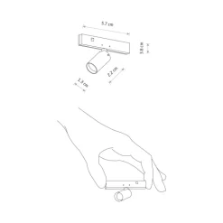 Nano - lvm spot led 1w 11712