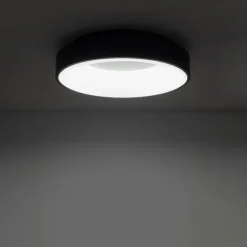 Nikki round led 11210 czarny plafon 38 cm 4000K