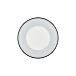 Nikki round led 11210 czarny plafon 38 cm 4000K