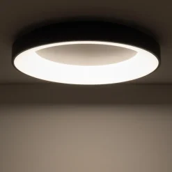 Nikki round led 11208 plafon czarny 60 cm 3000K