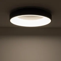 Nikki round led 11207 plafon czarny 48 cm 3000K