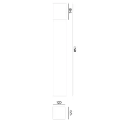 Norlys Arendal Słupek IP65