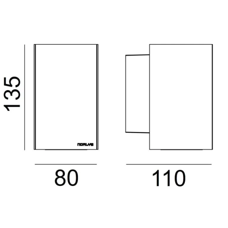 Norlys Sandvik 1740 - kinkiet zewnętrzny