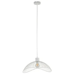 Nunez Wisząca Biała L - lampa wisząca