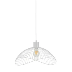 Nunez Wisząca Biała M - lampa wisząca
