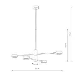 Orbit IV - lampa wisząca