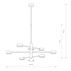 Orbit VI - lampa wisząca