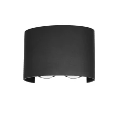 Ortelo Kinkiet Czarna 12 - kinkiet zewnętrzny