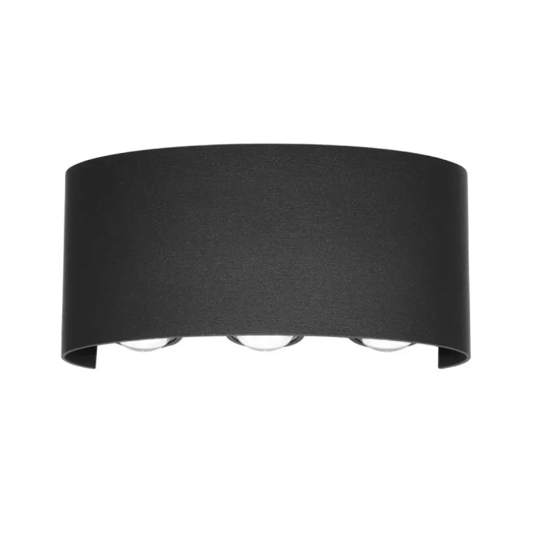 Ortelo Kinkiet Czarna - kinkiet zewnętrzny