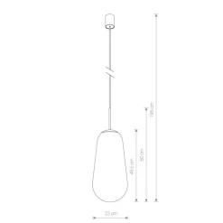 PEAR L 8671 - lampa wisząca