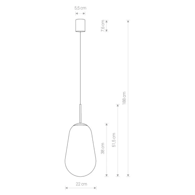 Pear M - lampa wisząca
