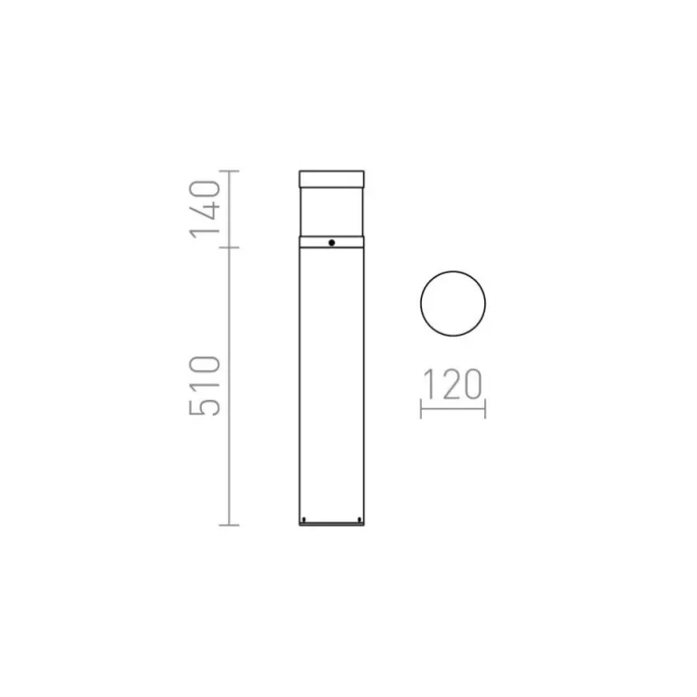 Redlux Abax - lampa zewnętrzna stojąca IP54