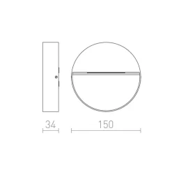 Redlux Aqila R - lampa wpuszczana led IP54