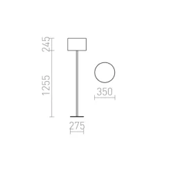 Redlux Bosanna - lampa zewnętrzna stojąca IP65