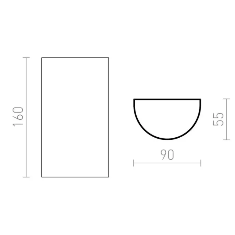Redlux Midzack - kinkiet zewnętrzny IP54