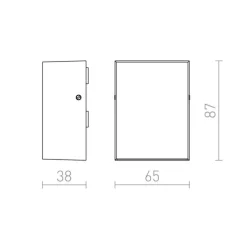 Redlux Pekko - kinkiet zewnętrzny IP54