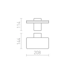 Redlux Rina KN IP65 - kinkiet zewnętrzny