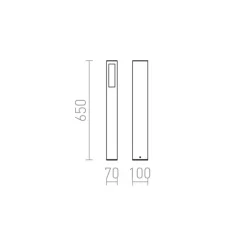 Redlux Treeza 65 - lampa zewnętrzna stojąca IP65