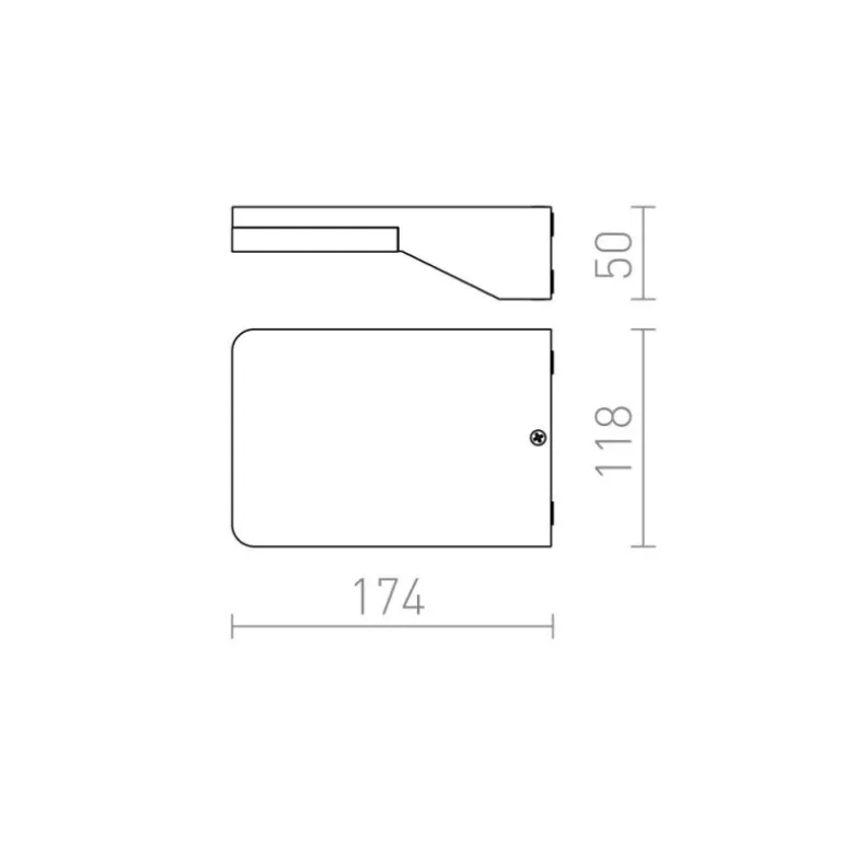 Redlux Virgo - kinkiet zewnętrzny IP65