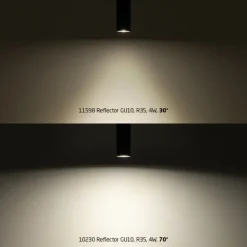 Reflector led, gu10, r35, 4w , ceramic 11598