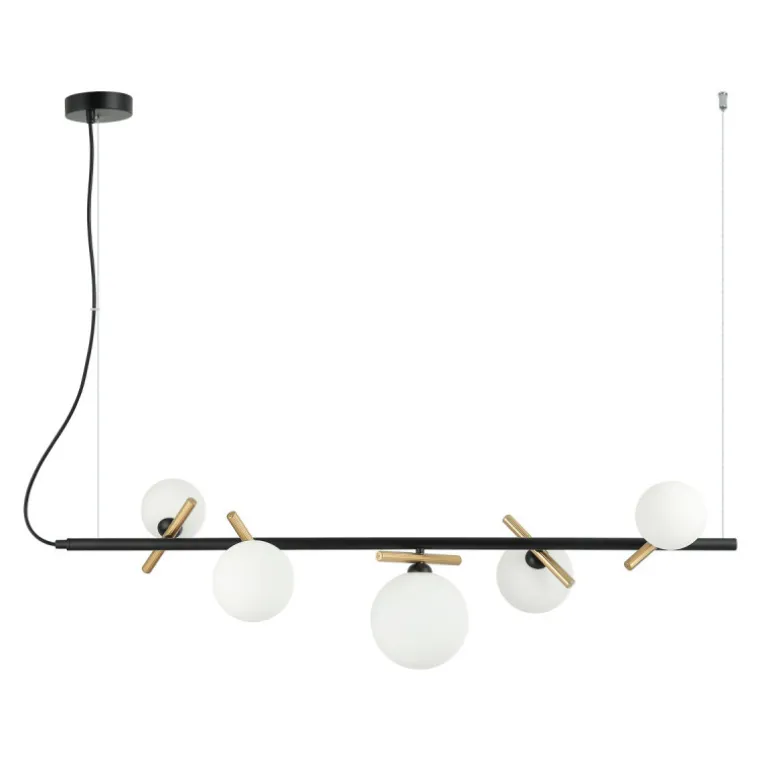 Reverso Wisząca Czarno Złota 5 - lampa wisząca