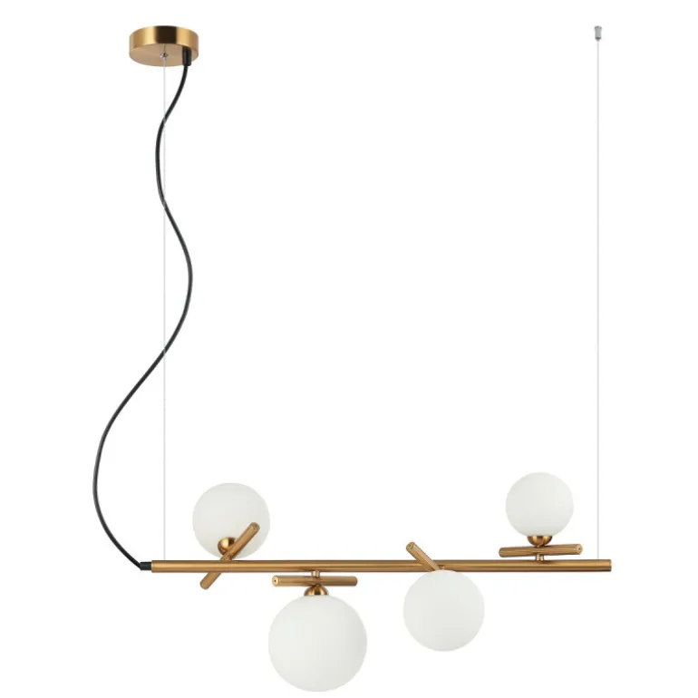 Reverso Wisząca Mosiężna 4 - lampa wisząca