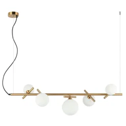 Reverso Wisząca Mosiężna 5 - lampa wisząca