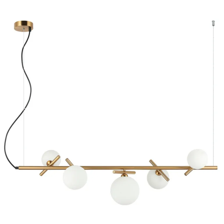 Reverso Wisząca Mosiężna 5 - lampa wisząca