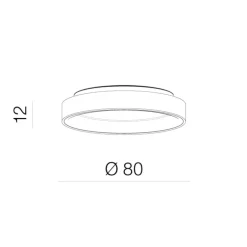 Solvent r top 80 cct smart gr + remote control - Azzardo