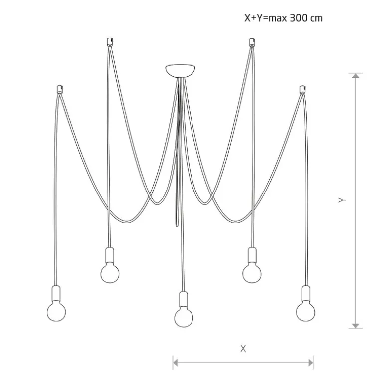 Spider V - lampa wisząca