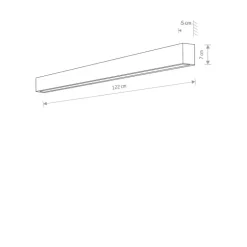 Straight L - kinkiet