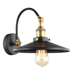 Verda Kinkiet Czarno Złota 25 - kinkiet